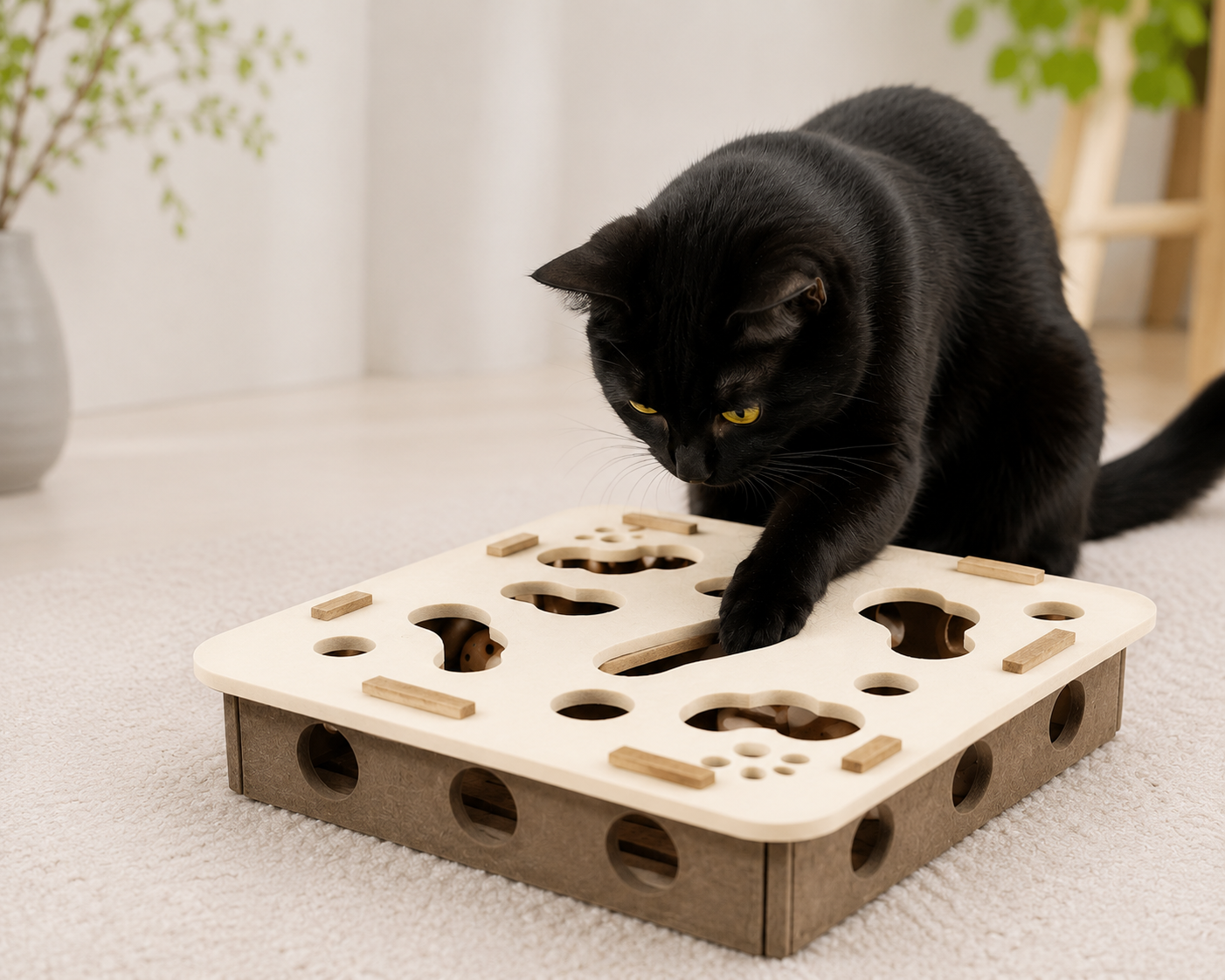 Neko Zen™ Hide & Seek Puzzle Box