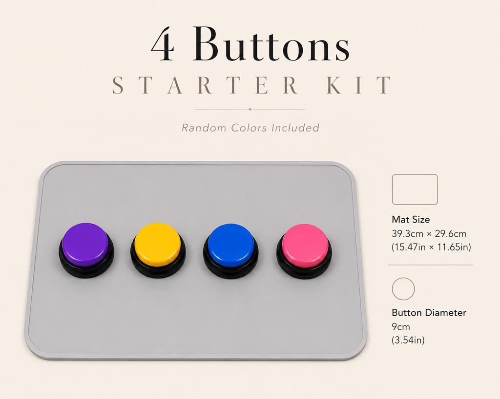 Neko Zen™ Talk Buttons Communication Kit for Cats & Dogs